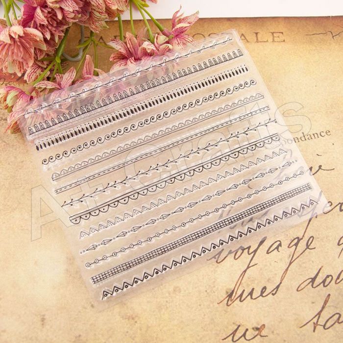 Clear Stamps,Clear Stamps for Crafts,Planner Clear Stamps Transparent  Silicone Scrapbook Bingo Card Title Planner Journal Stamps