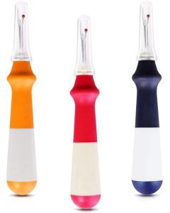 3 Pieces Ergonomic Grip Seam Ripper , Colorful Large Thread Remover for Sewing Crafting Removing Embroidery Hems and Seams