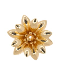 Flower bead caps - 20x10mm - Jewelry making DIY necklace earrings